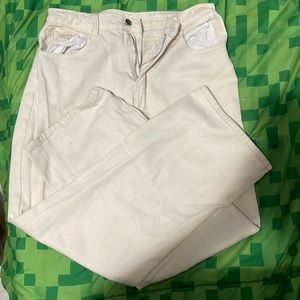 beige colored Dazy pants in size LARGE (make your buns look amazing!)